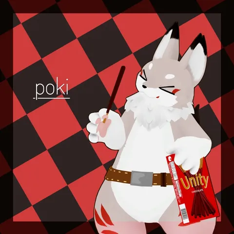 【フラット族等向けスイーツギミック】poki の商品紹介イメージ画像
