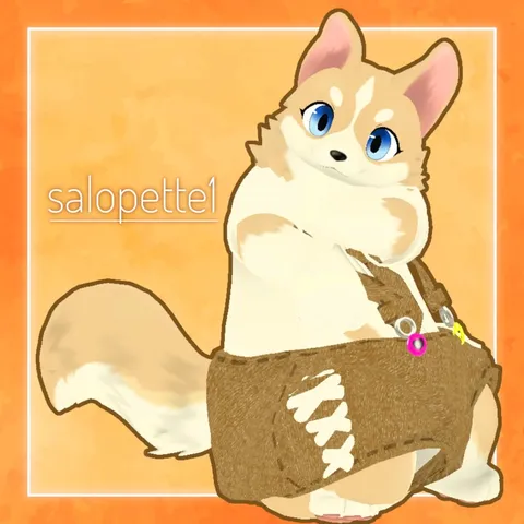 「フラット族」向け衣装 salopette1 の商品紹介イメージ画像